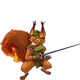 Squirrel Fencer