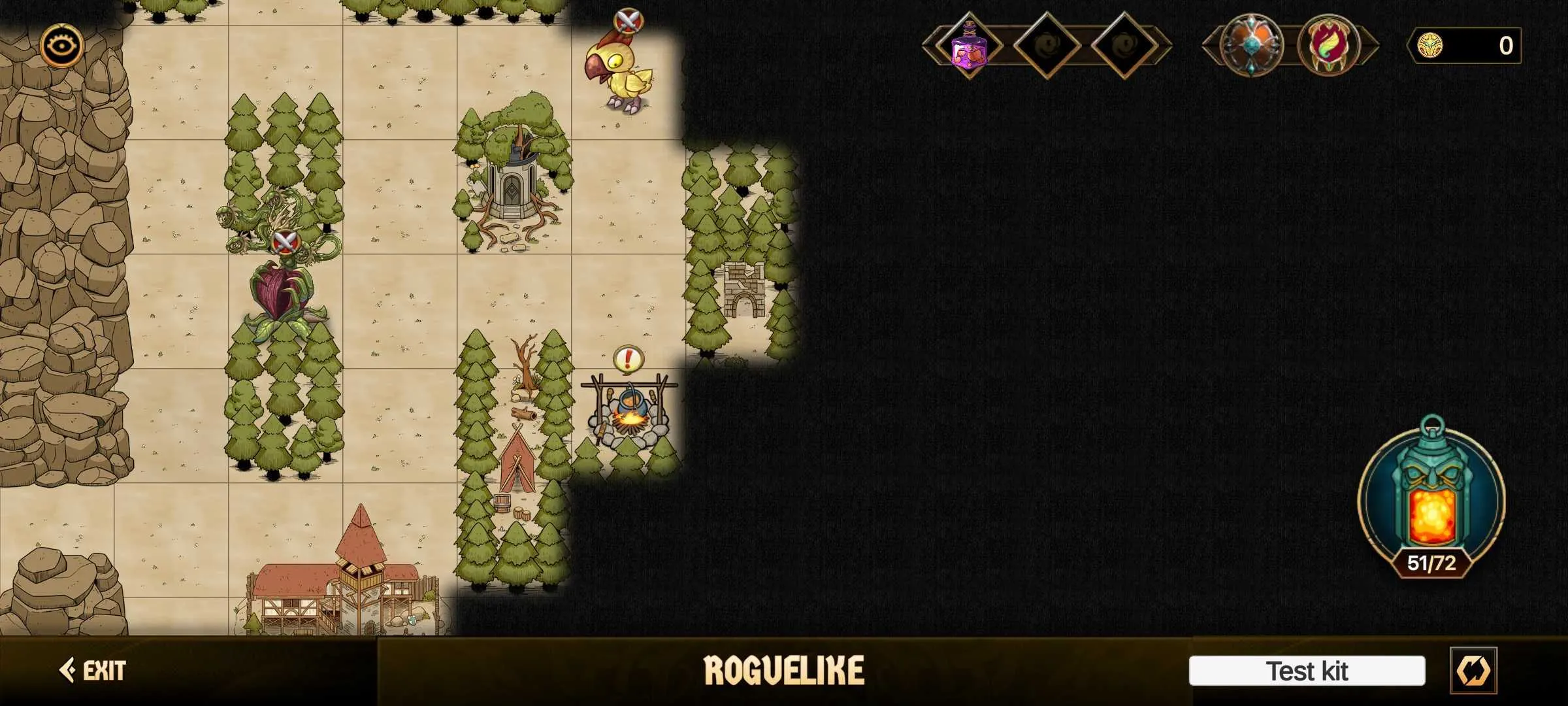 Expedition map in Mobile version